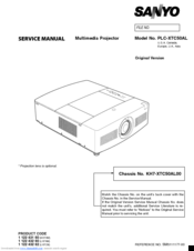 Sanyo PLC-XTC50AL Service Manual