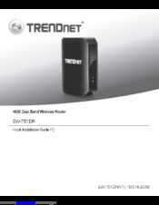 TRENDnet TEW-751 DR Quick Installation Manual