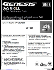 Weber genesis E/S 310 Owner's Manual