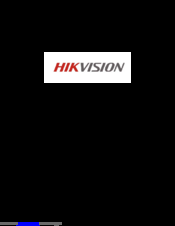 HIKVISION DS-9600NI-ST Series Quick Operation Manual