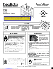 Heatilator CR36D Owner's Manual