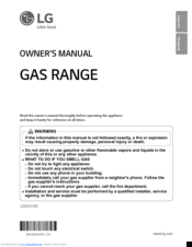 LG LDG5315ST Owner's Manual