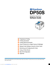 Pitney Bowes DP50S Operating Instructions Manual