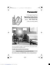 Panasonic KX-TG2313C Operating Instructions Manual