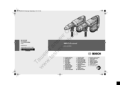 Bosch GBH Professional 8-45 D Original Instructions Manual