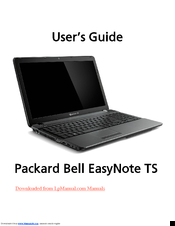 Packard Bell EasyNote TS User Manual