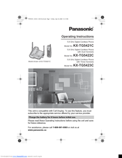 Panasonic KX-TG5423C Operating Instructions Manual