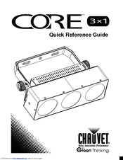 Chauvet CORE 3x1 Quick Reference Manual