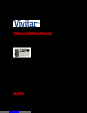 Vivitar Vivicam 2755 User Manual