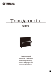 Yamaha TRANSCOUSTIC SHTA Owner's Manual