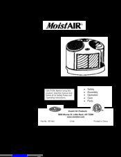 MoistAir MA0300 Instructions Manual