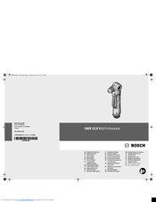 Bosch GWB 10,8 V-LI Original Instructions Manual