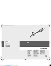 Bosch AMW 10 Original Instructions Manual