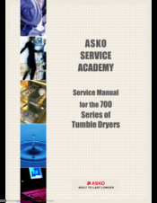 Asko T700 Service Manual