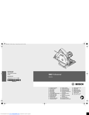 Bosch GKS Professional 85 Original Instructions Manual