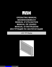 JVC CO-46LCD-BD Operating Manual