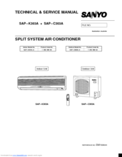 Sanyo SAP-K303A Technical & Service Manual
