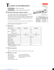 Makita BFL301F Technical Information