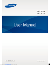 Samsung SM-G800F User Manual