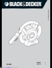 Black & Decker PD1200B Instruction Manual