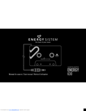 Energy K310 User Manual
