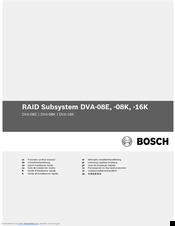 Bosch DVA-08E Quick Installation Manual
