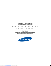 Samsung sch-i220 series User Manual