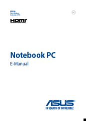Asus Essential P751JF E-Manual