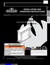 Napoleon NEFM33-0114M Installation And Operating Instructions Manual