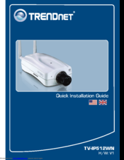 TRENDnet TV-IP512WN - ProView Wireless N Internet Surveillance Camera Quick Installation Manual