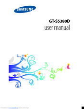 Samsung Wave Y GT-S5380D User Manual