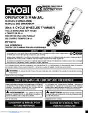 Ryobi RY13016 Operator's Manual