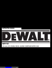 DeWalt DW717-XE Instruction Manual