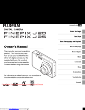 FujiFilm A160 Owner's Manual