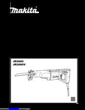 Makita JR3000V Instruction Manual