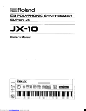 Roland JX-10 Owner's Manual