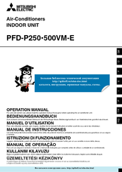 Mitsubishi Electric City Multi PFD-P250 500VM-E Operation Manual