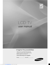 Samsung LA32C590 User Manual