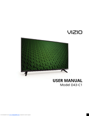 Vizio D43-C1 User Manual