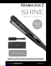 Remington Shine Revival S7200GAU Use & Care Manual