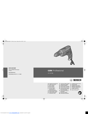 Bosch GBM 10 RE Original Instructions Manual