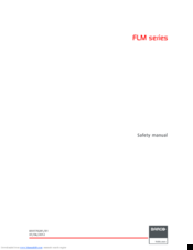 Barco FLM series Safety Manual