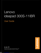 Lenovo ideapad 300S-11IBR User Manual