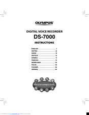 Olympus DS-7000 Instructions Manual