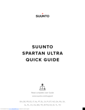 Suunto SPARTAN ULTRA Quick Manual