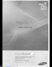 Samsung 305PN50550 User Manual