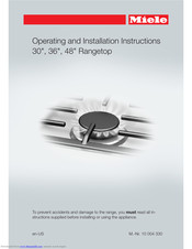 Miele KMR1136 G Operating And Installation Instructions