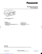 Panasonic S-200PE2R5 Operating Instructions Manual