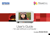 Epson picturemate PM 310 User Manual