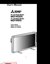 Mitsubishi Electric MDT46IS User Manual